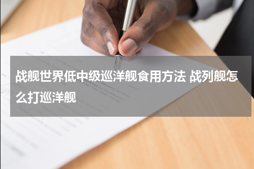战舰世界低中级巡洋舰食用方法 战列舰怎么打巡洋舰
