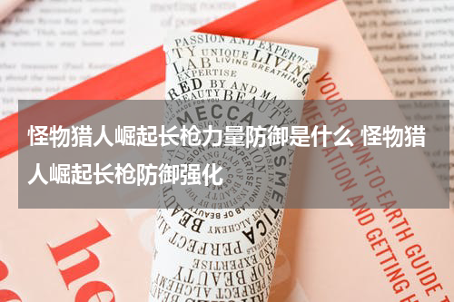 怪物猎人崛起长枪力量防御是什么 怪物猎人崛起长枪防御强化