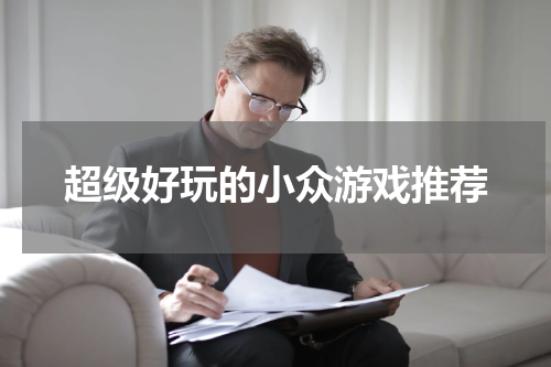 超级好玩的小众游戏推荐