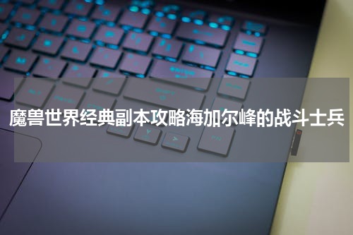 魔兽世界经典副本攻略海加尔峰的战斗士兵