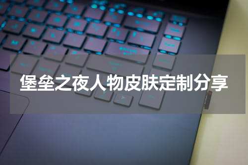 堡垒之夜人物皮肤定制分享