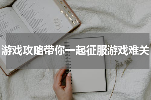 游戏攻略带你一起征服游戏难关