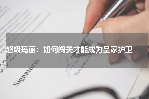 超级玛丽:如何闯关才能成为皇家护卫