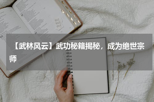 【武林风云】武功秘籍揭秘,成为绝世宗师
