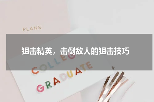 狙击精英,击倒敌人的狙击技巧