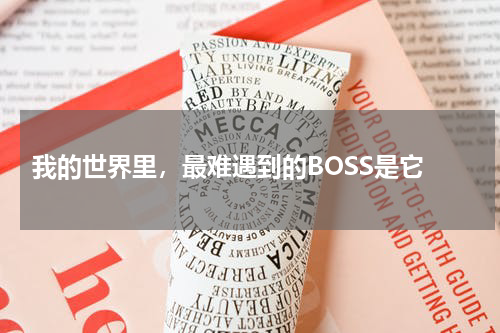 我的世界里,最难遇到的BOSS是它