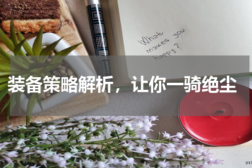 装备策略解析,让你一骑绝尘