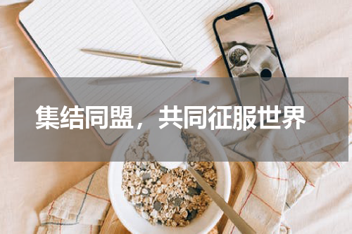  集结同盟，共同征服世界