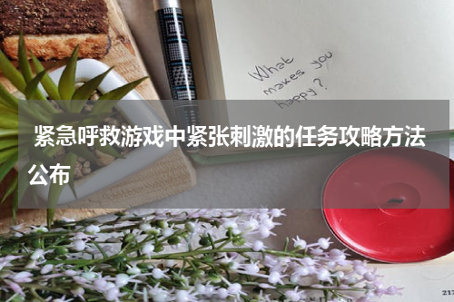  紧急呼救游戏中紧张刺激的任务攻略方法公布