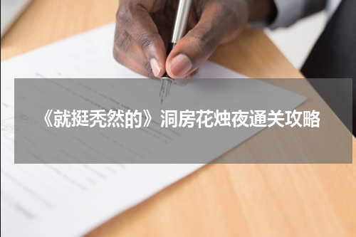 《就挺秃然的》洞房花烛夜通关攻略