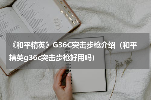 《和平精英》G36C突击步枪介绍(和平精英g36c突击步枪好用吗)
