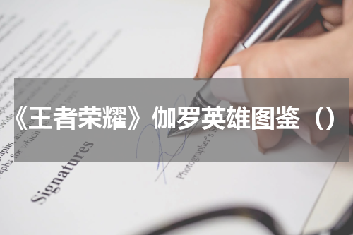 《王者荣耀》伽罗英雄图鉴（）