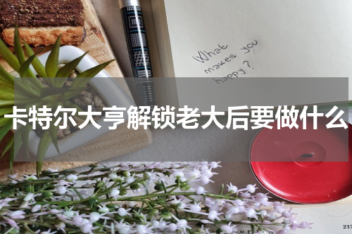 卡特尔大亨解锁老大后要做什么