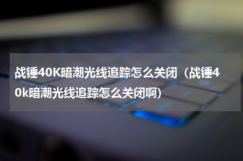 战锤40K暗潮光线追踪怎么关闭（战锤40k暗潮光线追踪怎么关闭啊）