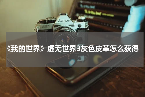 《我的世界》虚无世界3灰色皮革怎么获得