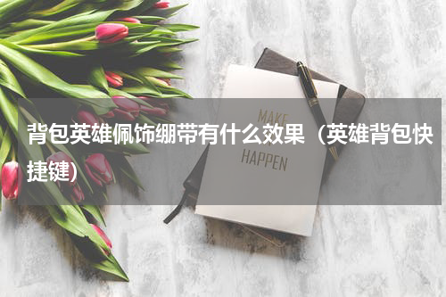 背包英雄佩饰绷带有什么效果（英雄背包快捷键）