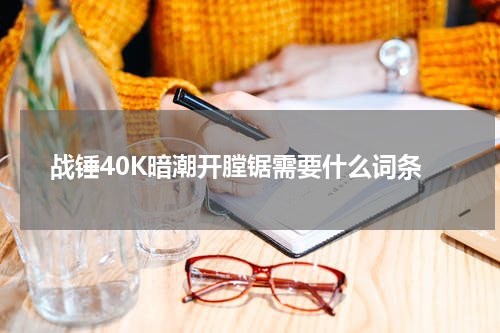 战锤40K暗潮开膛锯需要什么词条