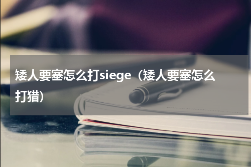 矮人要塞怎么打siege（矮人要塞怎么打猎）