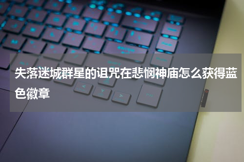 失落迷城群星的诅咒在悲悯神庙怎么获得蓝色徽章