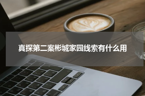 真探第二案彬城家园线索有什么用