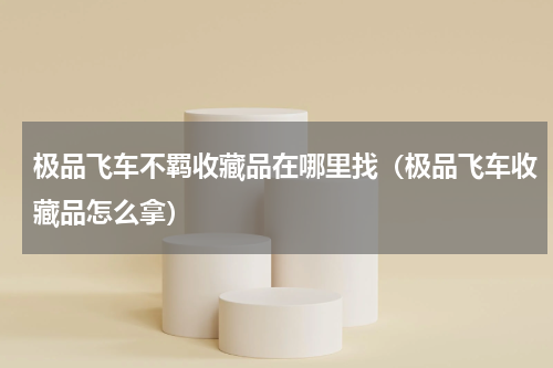 极品飞车不羁收藏品在哪里找（极品飞车收藏品怎么拿）