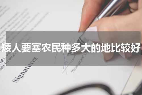 矮人要塞农民种多大的地比较好