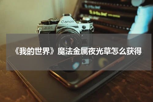 《我的世界》魔法金属夜光草怎么获得