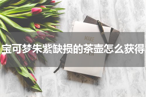 宝可梦朱紫缺损的茶壶怎么获得