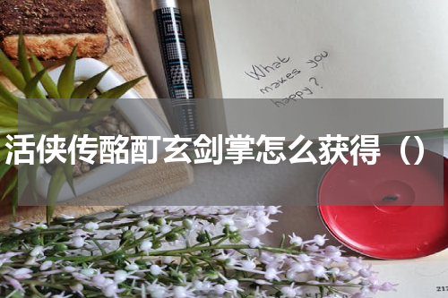 活侠传酩酊玄剑掌怎么获得（）