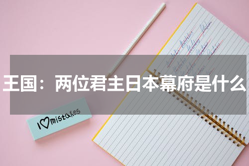 王国：两位君主日本幕府是什么